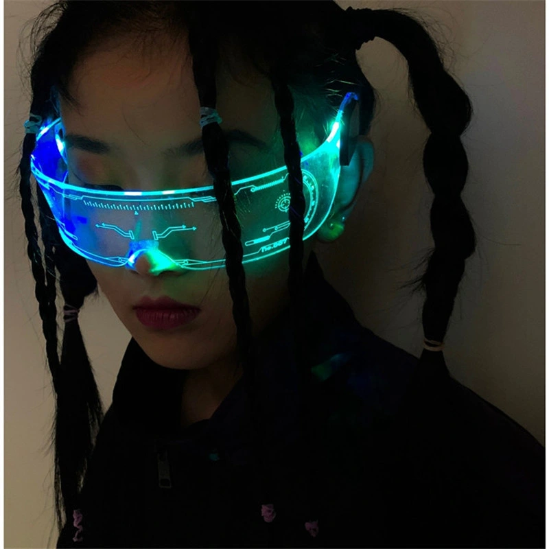 Creative Technology Party Lights Glasses Christmas Light Sunglasses