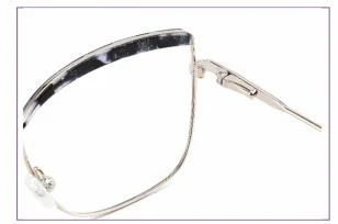 Metal with Acetate Eyebrow Woman Fashion Optical Frames