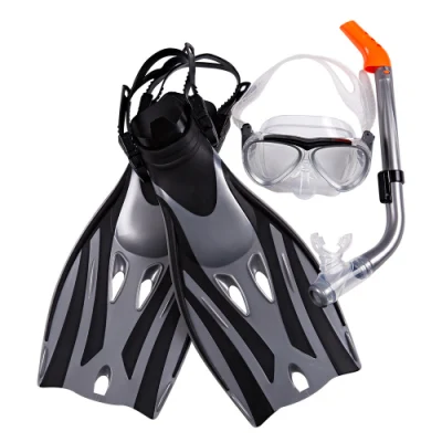 Juego de snorkel para niños Equipo de snorkel para niños Juego de snorkel Gafas de buceo de silicona para entrenamiento de buceo para niños y niñas Bl23475