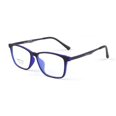 Marco Titanium de goma fácil casual de la lente de las gafas de los vidrios ópticos del OEM